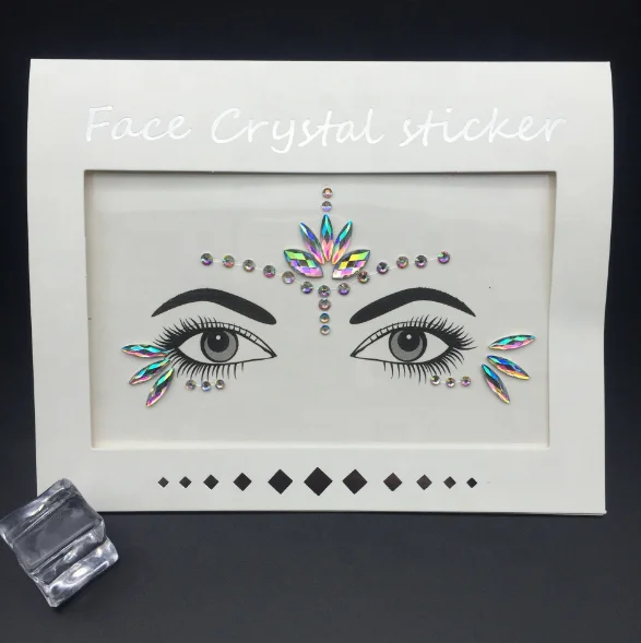 
crystal eye stickers Jewelry Inspired Flash Tattoo 