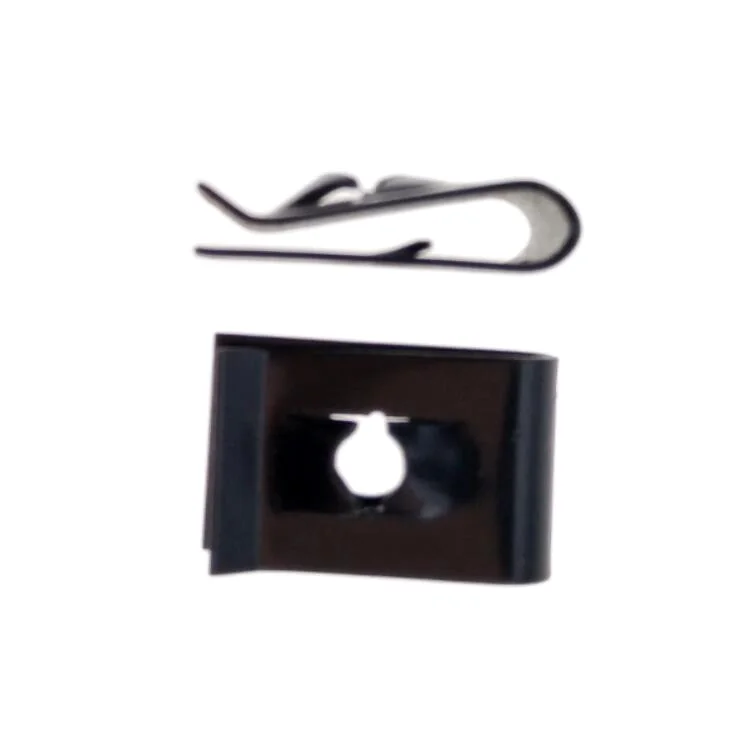 
Black Harden Spring Steel Clip Nuts for Sheet Metal Tapping Screws M3 Fastener Speed Nuts 