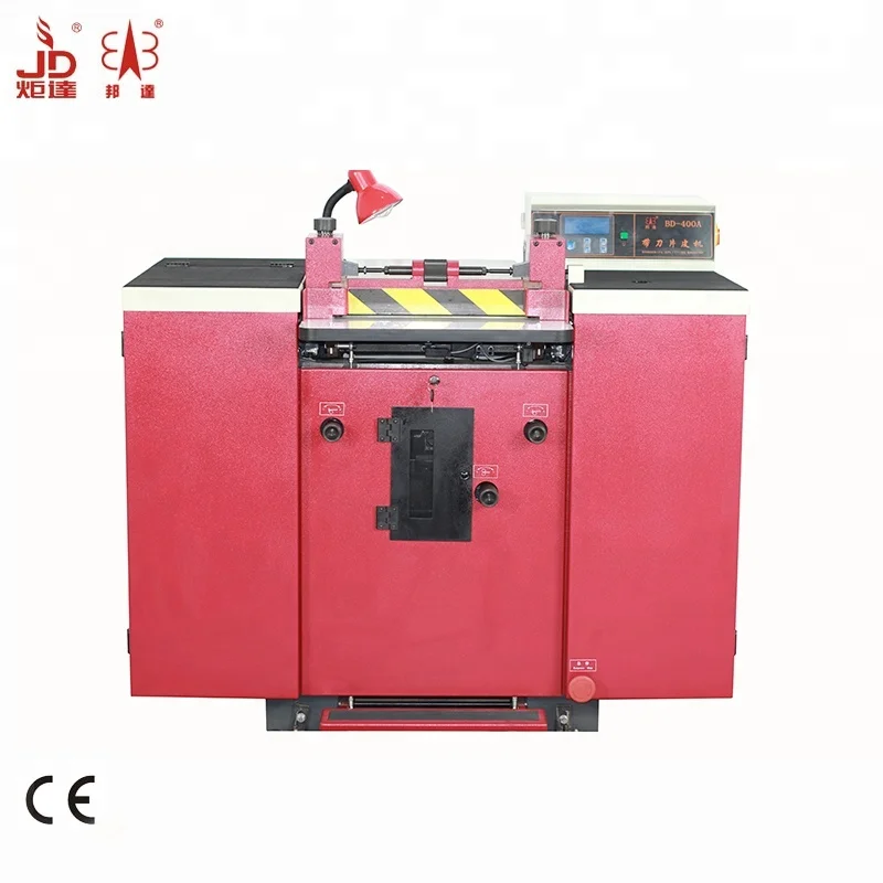 400mm Width PLC Band Knife Leather PU PVC Splitting Machine BD-400A