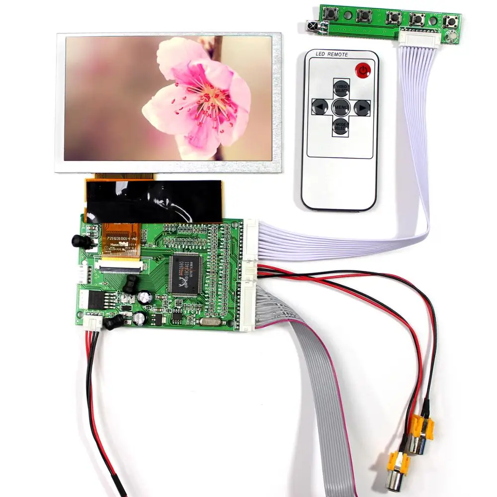 VGA AV ЖК-плата контроллера с 5 дюймов 800x480 tft ЖК-экран HSD050IDW1
