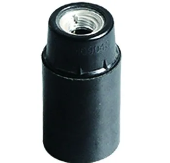 Edison Screw E27 Black Lamp Bakelite Bulb Holder For Dinning Room