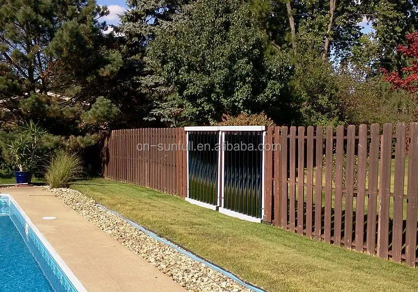 
Fence Installation, Residential Use, Vertical Type Heat Pipe Vacuum Tube Solar Hot Water Collector for Swimming Pool Heating 