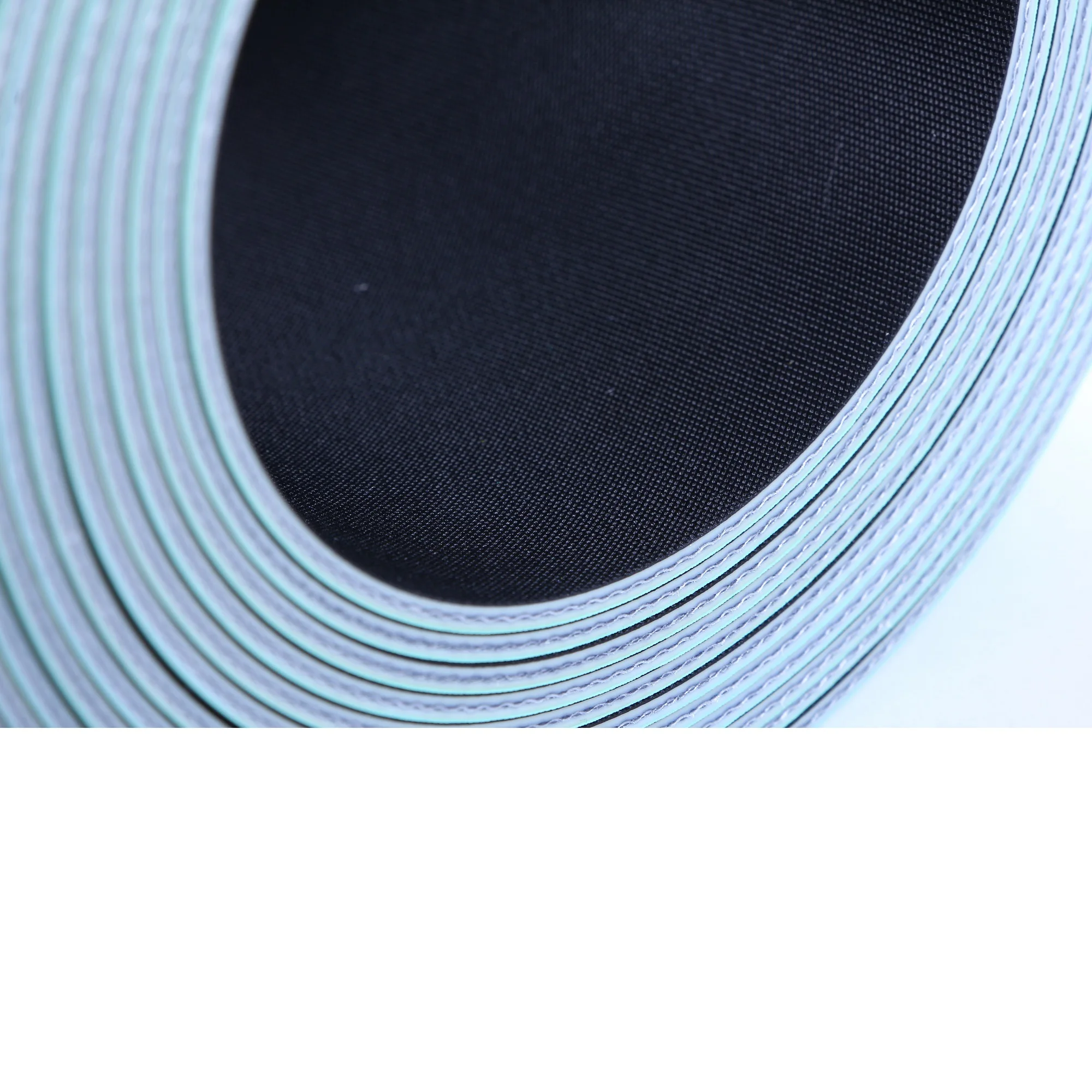 2.5mm antistatic saving energy conveyor belt for textile covering machine