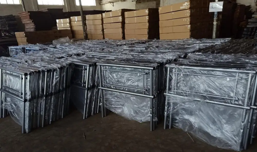 UK style  crystal ball modern cheap black durable single twin size metal bed