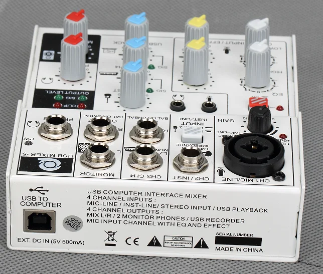 Factory direct supply Mini Best Selling  usb audio video mixer