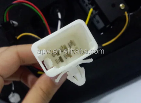 ForToyota Vios Black LED Tail Light 2013-2014