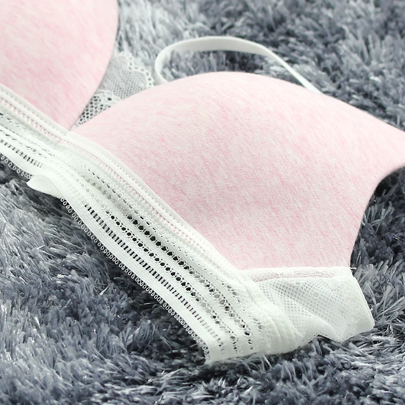Hot sexy slim girls designer women transparent bra panty set