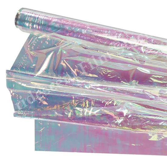 
Angelina Crystalina Fantasy Iridescent Cellophane Film of PET Materials 