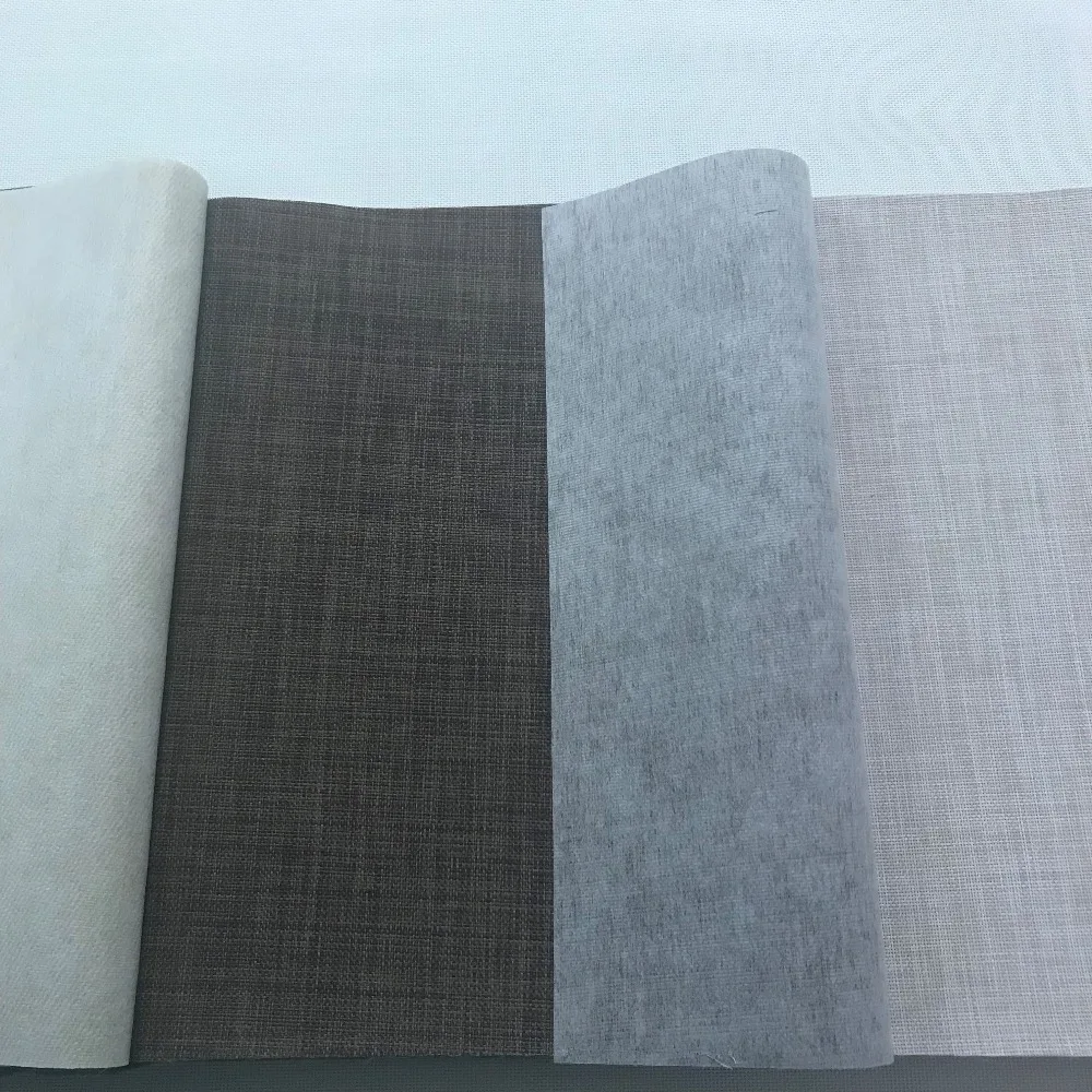 high quality modern vinyl woven wall paper rolls from China