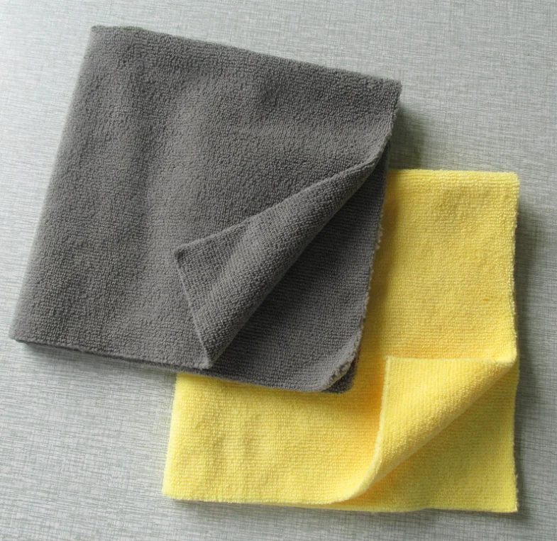 laser cut edgeless microfibre microfiber cleaning cloth for car