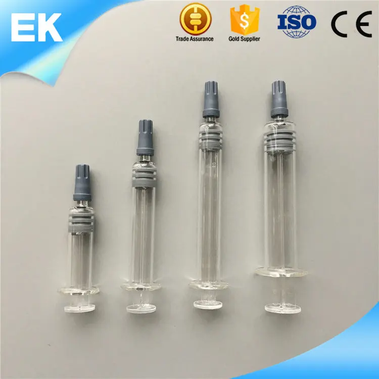 1 мл, 3 мл, 5 мл стекло преднаполненных шприцев