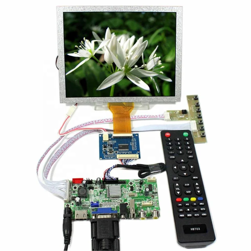 HDMI + VGA + AV + USB ЖК-плата VS-V59AV-V1 с 8 дюймов EJ080NA-05A 800X600 ЖК-экран