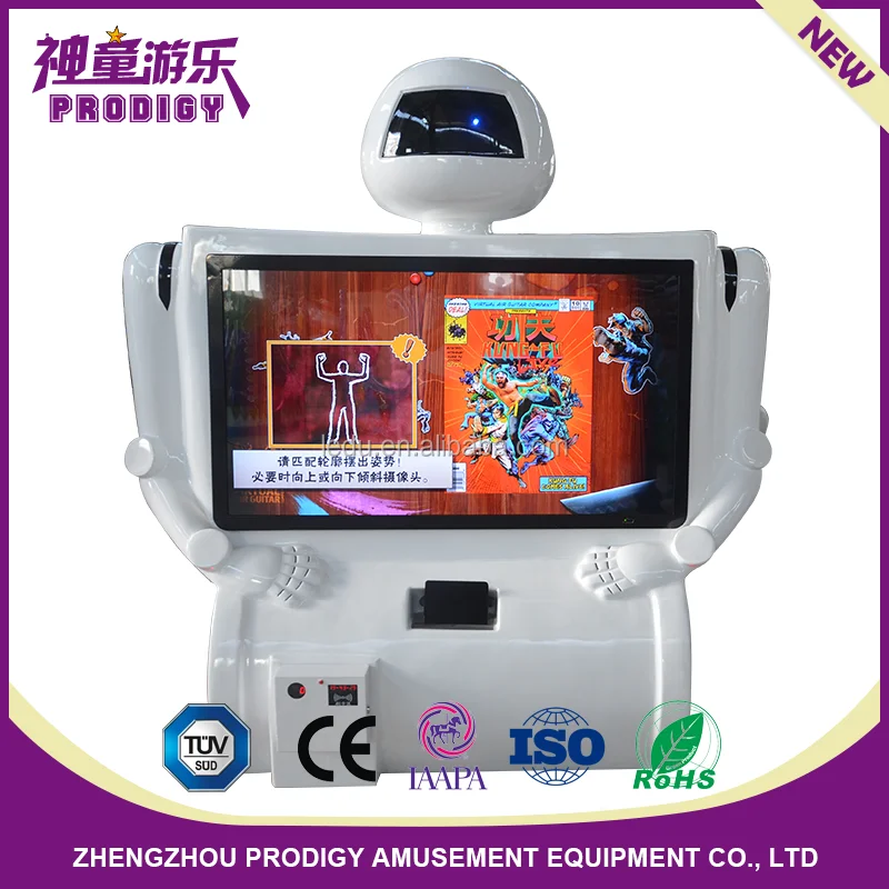3D imaging True man simulation interactive fighting Kung-fu Video games machine in IAAPA