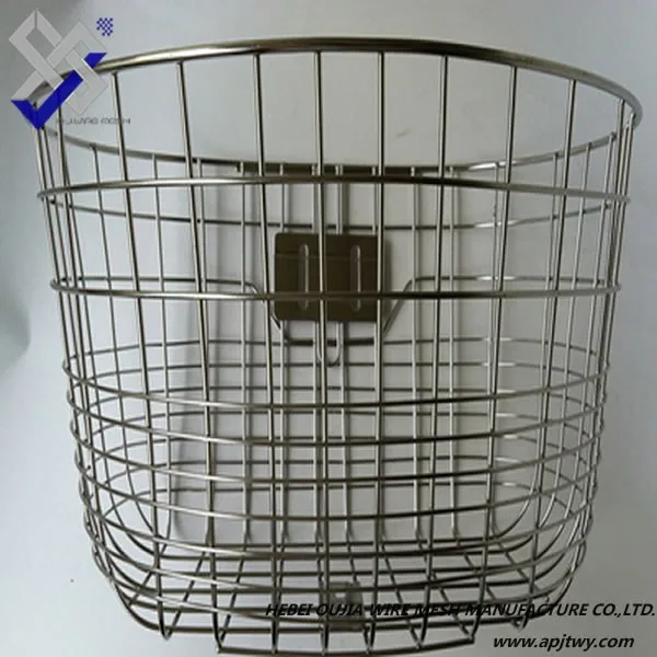 Оптовая продажа, новый стиль, дешевая металлическая велосипедная корзина