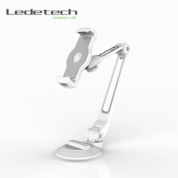 Metal Arm Aluminum Desktop Adjustable Folding Mobile Phone Stand Holder Aluminum alloy+plastic phone accessories