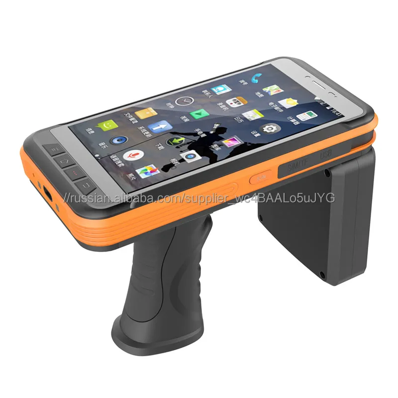 Highton Rugged Android7.1 КПК для мобильных телефонов honeywell портативных 2D-сканеров штрих-кодов GPS UHF RFID-диапазона W