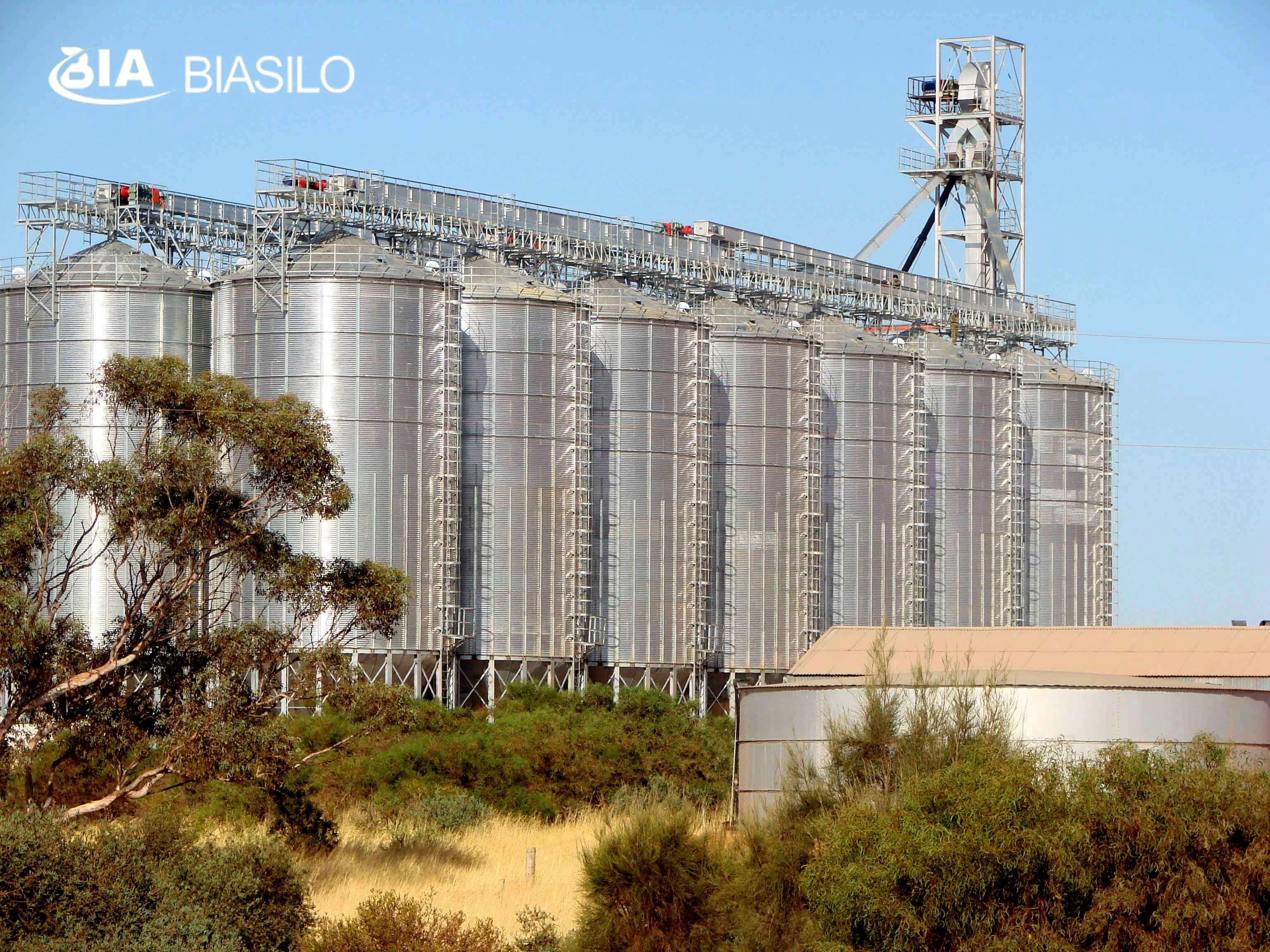 Steel Barley Storage Grain Silos For Sales With 5000t Used Wheat Grain Storage Silo Price And Poultry Bulk Feed Silo Tank