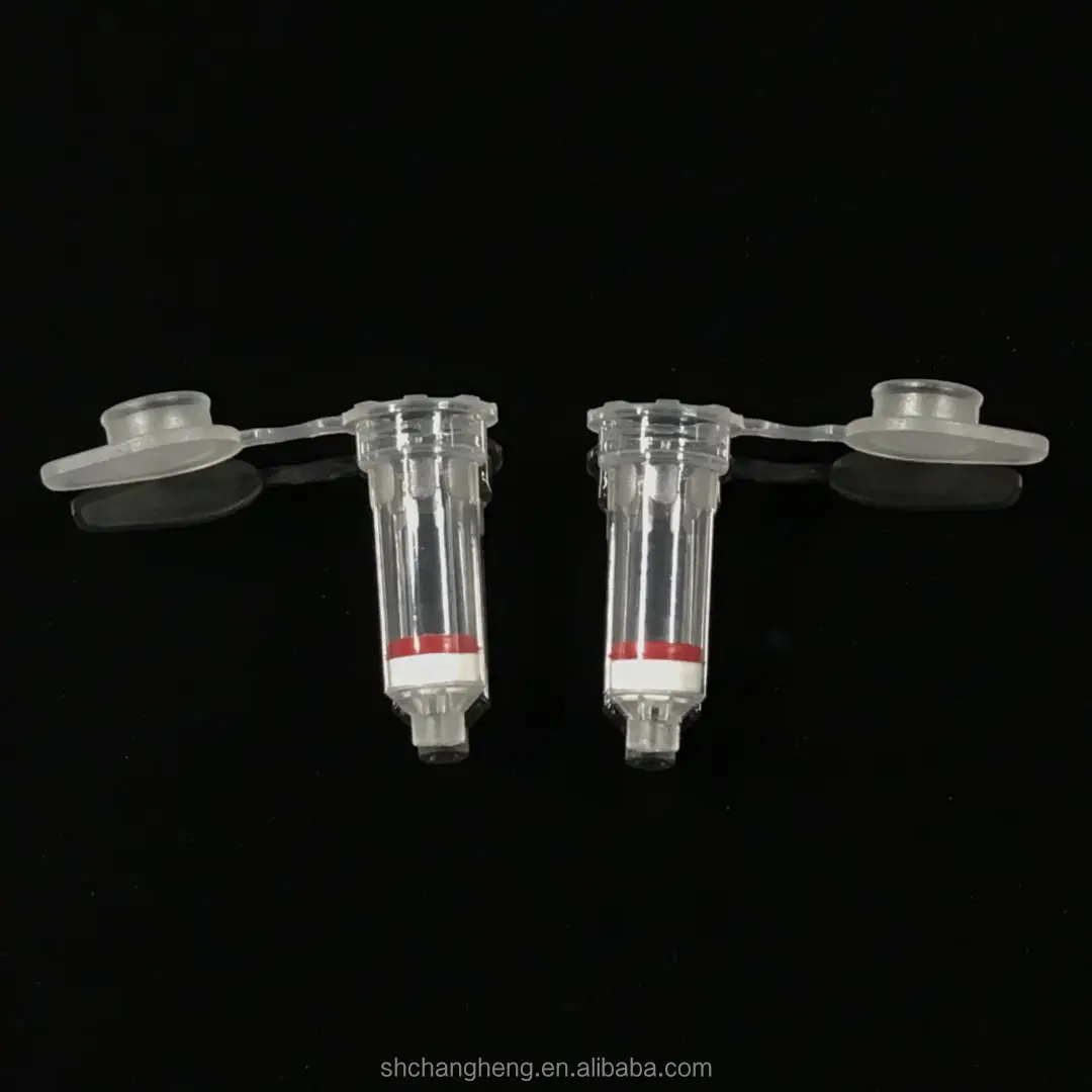 0.8ml test tube with glass fibers with four layers spin column