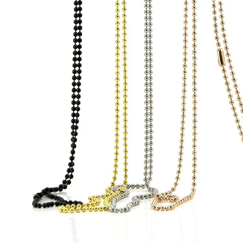 Fashion jewelry 316L stainless steel ball chain for locket pendant necklace