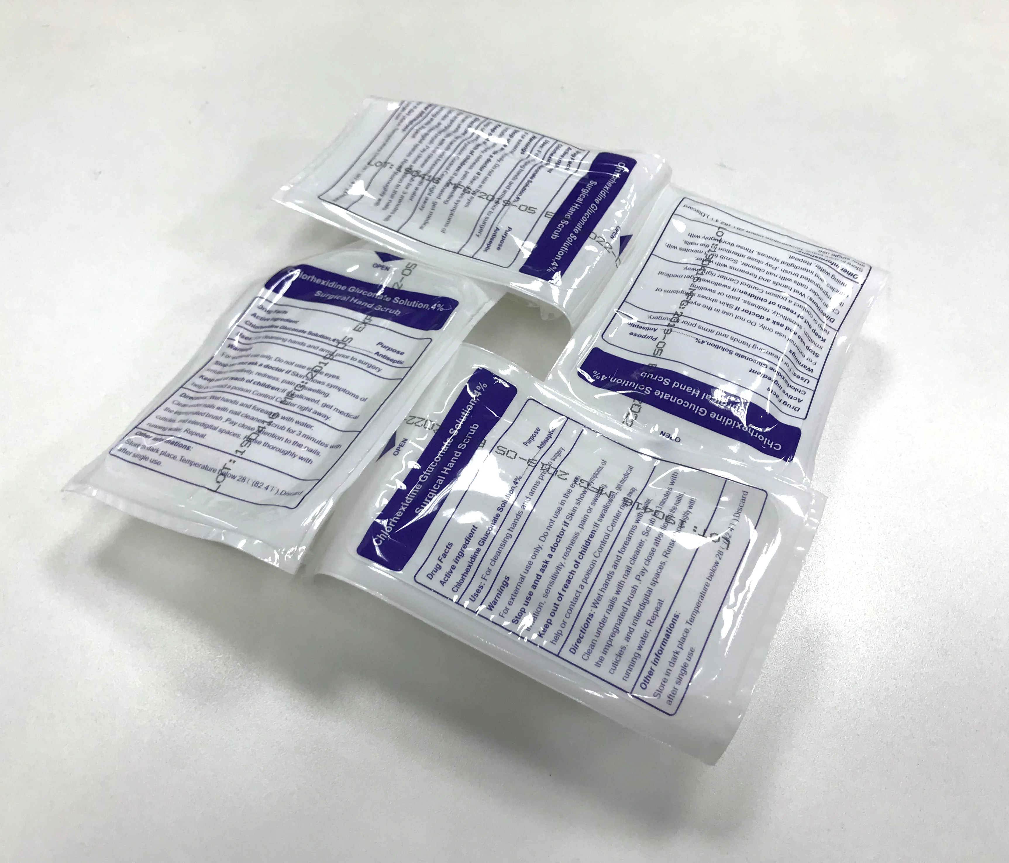 Disposable Sterile Surgical Scrub Brush with Nail Cleaner