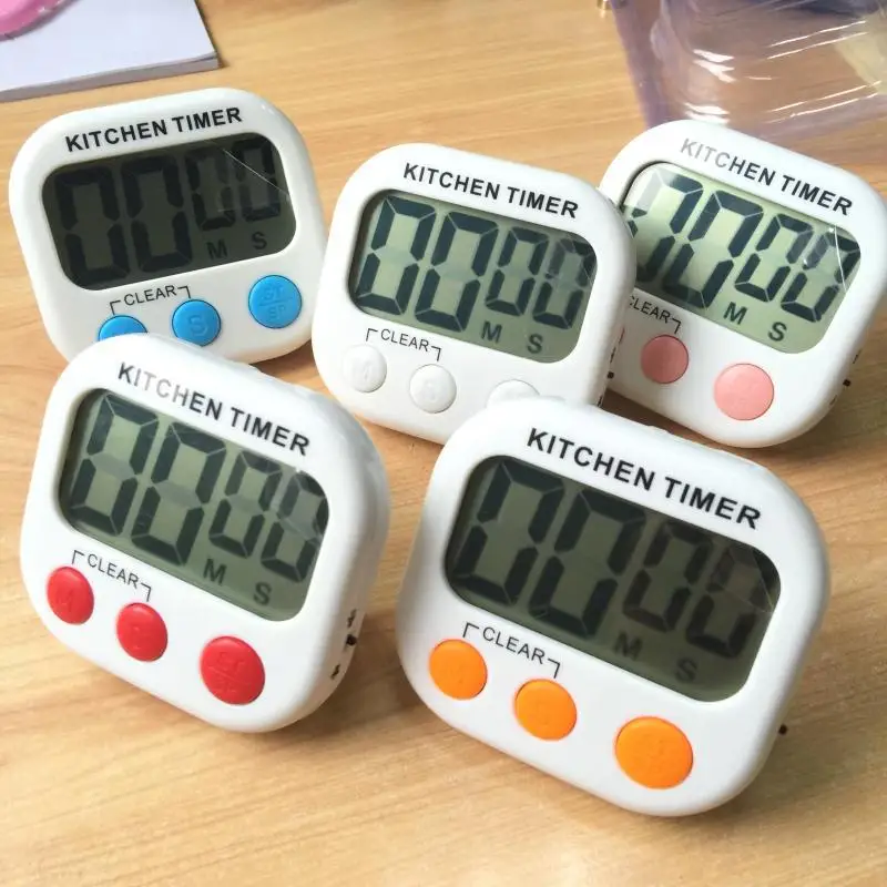 Kitchen Timers 99 minutes 59 seconds digital large LCD countdown timers