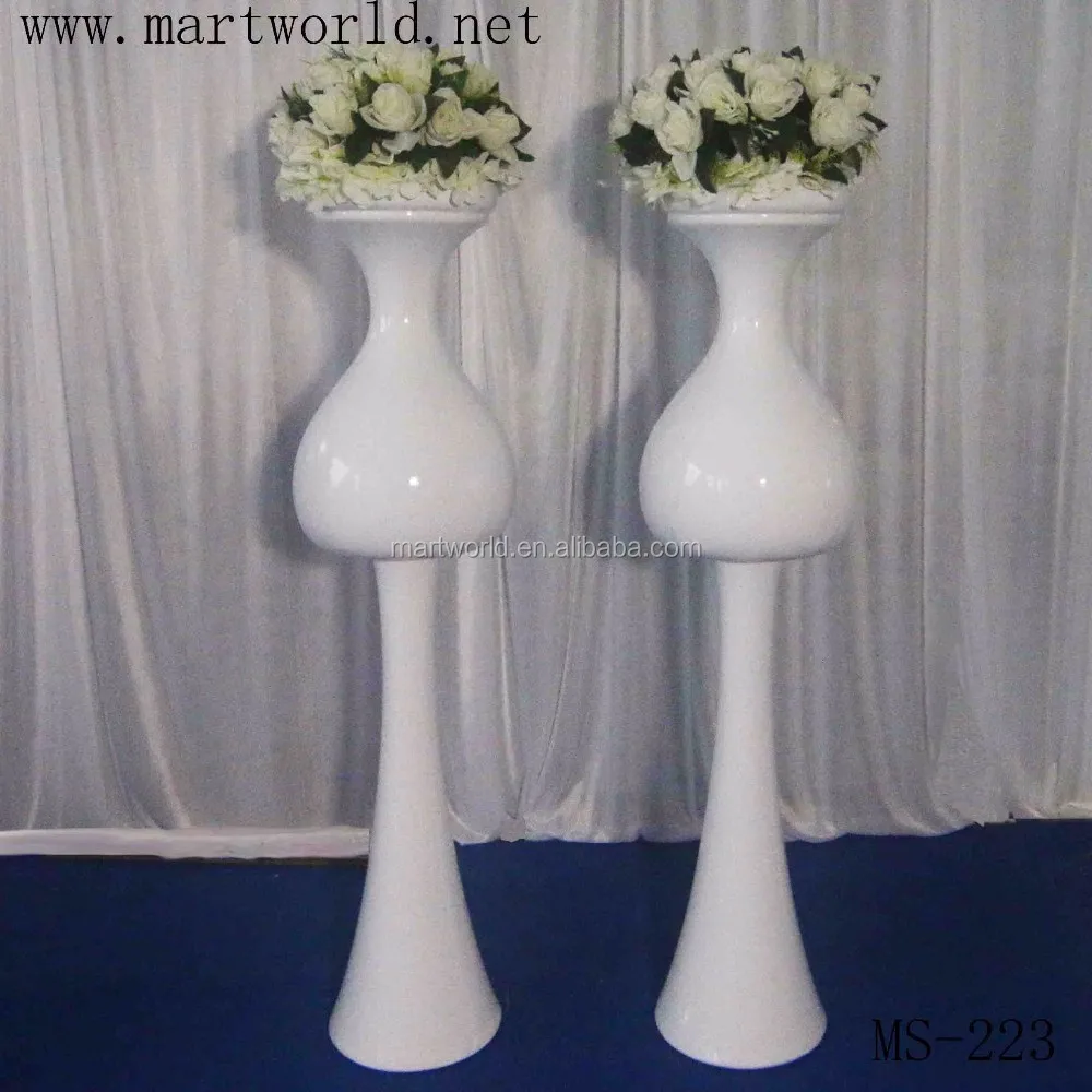 wedding walkway aisle pedestal decoration tall floor flower vase stand for celebration event banquet bridal invitation(S-223)