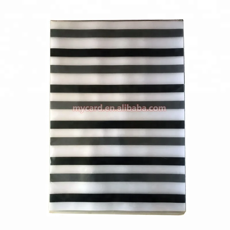 A4 PVC coated overlay ID card laminating film with Hico magnetic stripe