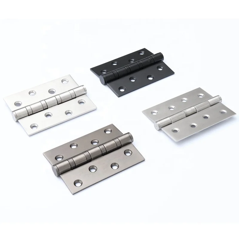 201 304 Stainless Steel Butt Ball Bearing Gate Door Hinge Hinges With 4BB