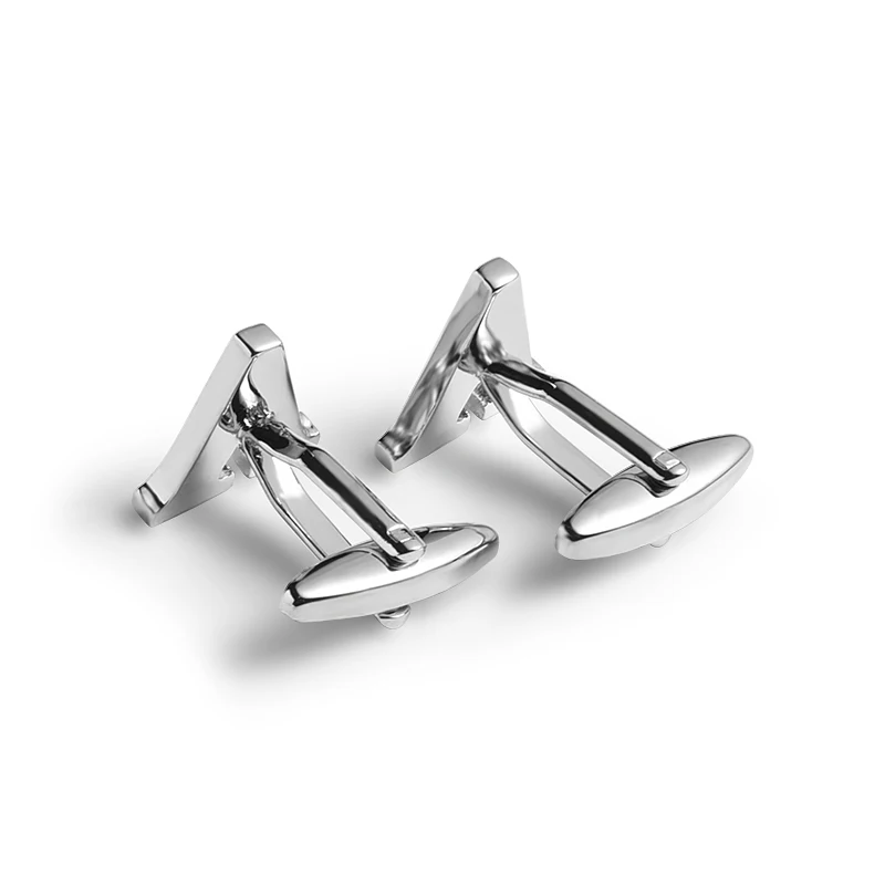 Высококачественные металлические французские запонки Роскошные 3D мужские запонки с надписью