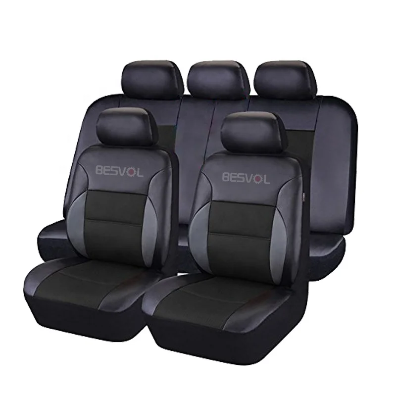 Универсальные кожаные чехлы на автомобильные сиденья с индивидуальным дизайном, искусственная микрофибра, универсальный внешний вид кожи
