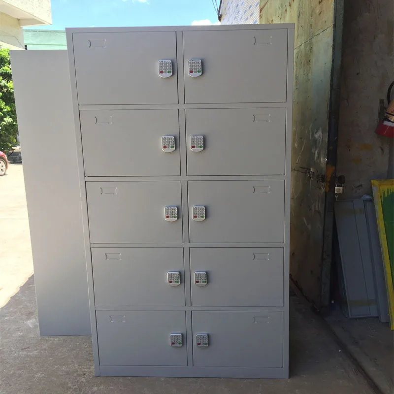 Electronic digital password locker cabinet lock with number keypad