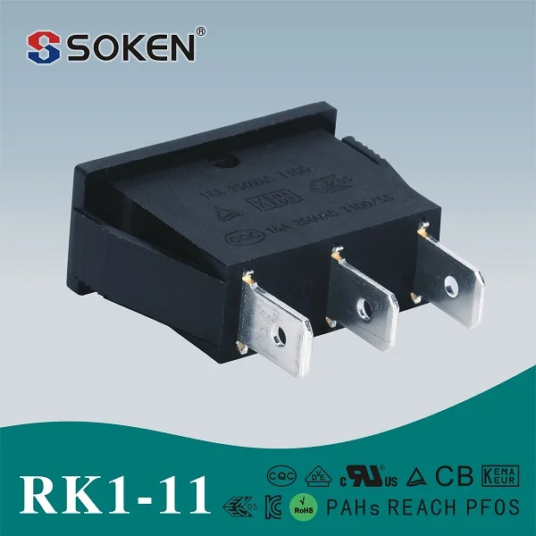 Rk1-11 RoHS вкл выкл вкл 3 контакт. перекидной переключатель с ul 16a 250 В AC