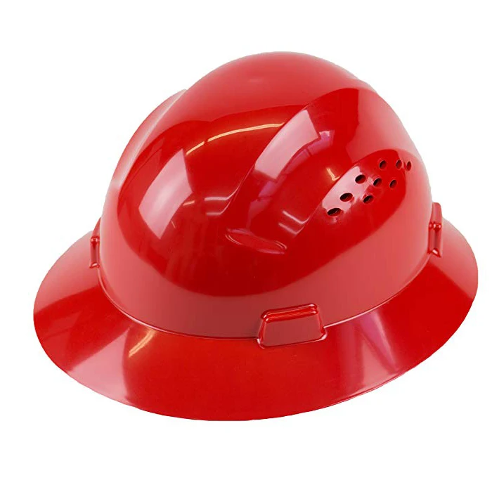 
Darlingwell Hot selling full brim safety helmet ansi construction hard hat sun shade 