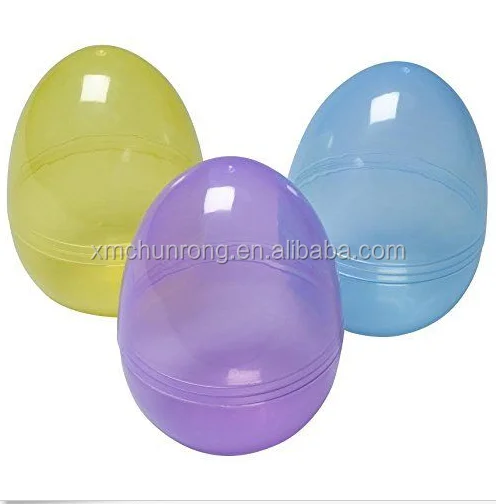 Plastic golden easter egg