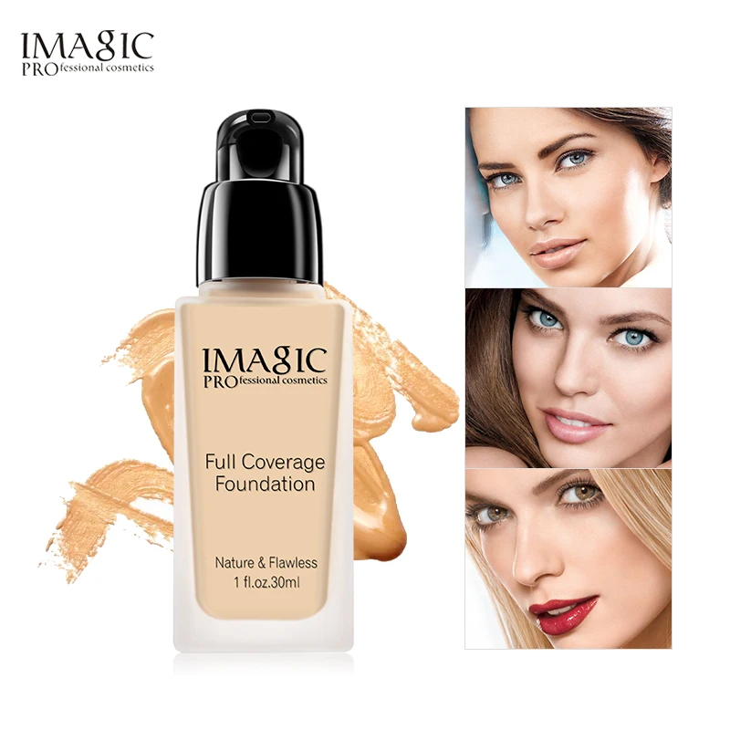 IMAGIC Newly High End Makeup Light Style Liquid Foundation For Face With 5 Colors Option