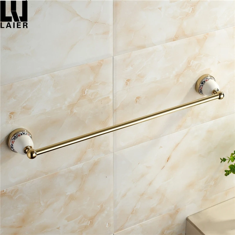 
Gold plated luxury bath hardware paper towel holder bathroom accessories set 