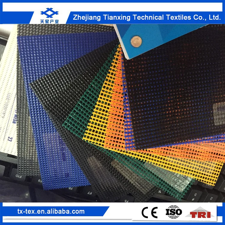 PVC Fireproof Coated Mesh Tarpaulin for Construction and Scaffolding fence