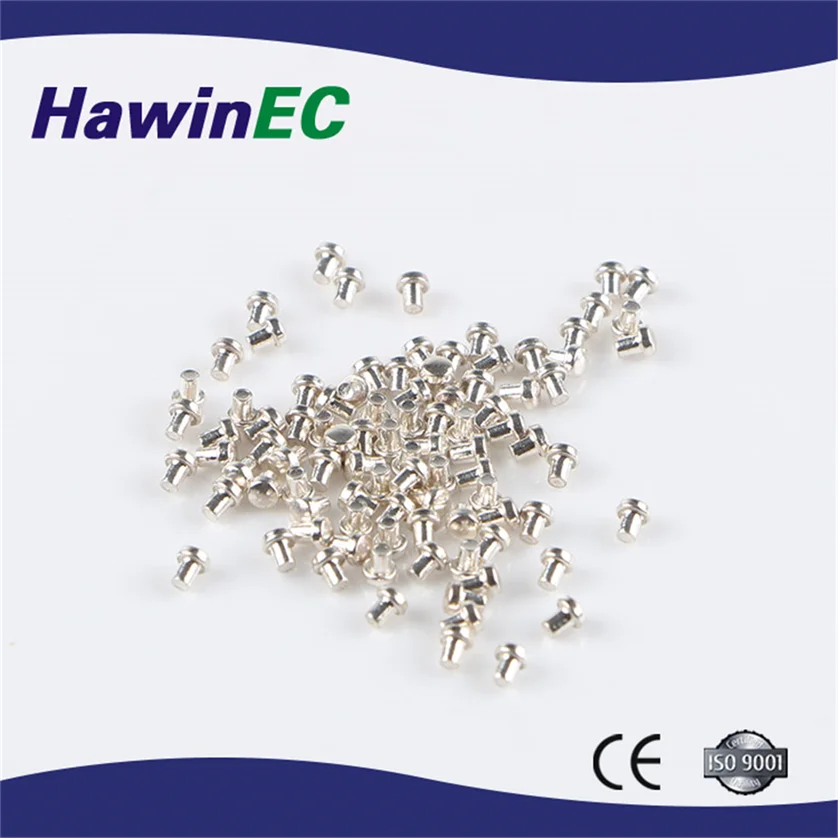 Economic Reliable silver tungsten contact rivets