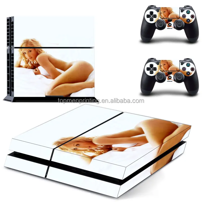 Wholesale new design controller vinyl skin sticker for ps4 console