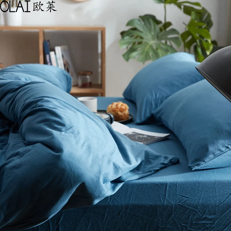 Cotton Material Comfortable Winter Bed Sheet Bed Linen For Home