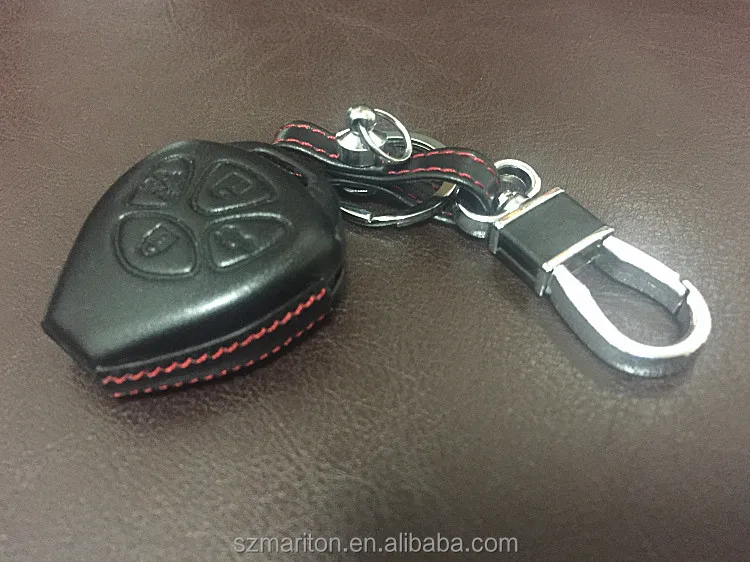 4D leather 4 buttons Car Key Remote Covers for Camry Avalon Corolla Matrix Rav4 Venza Yaris key case