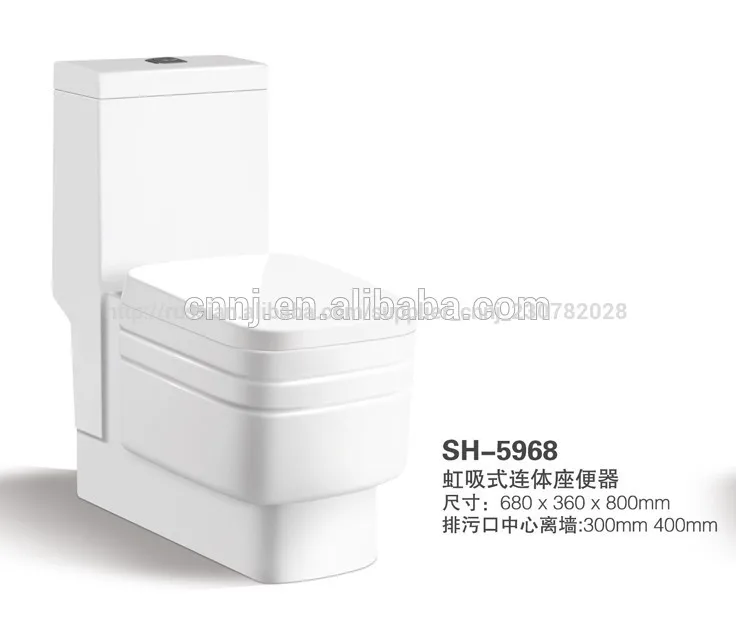 (5968) bathroom plumbing one-piece toilet
