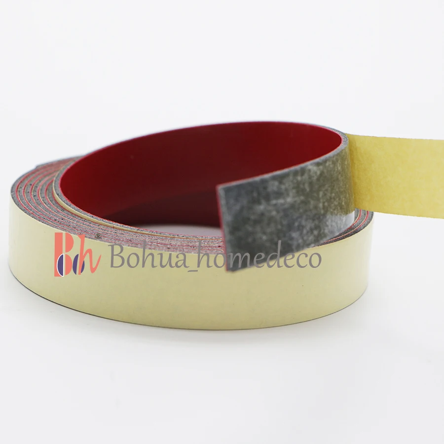 Red15x2mm Self Adhesive Expansion Intumescent Fireproof Sealing Strips Door Window Sealed Weatherstrip Inhibit Smoke Sound Proof