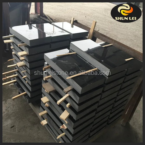 chinese natural competitive price black granite for monument design