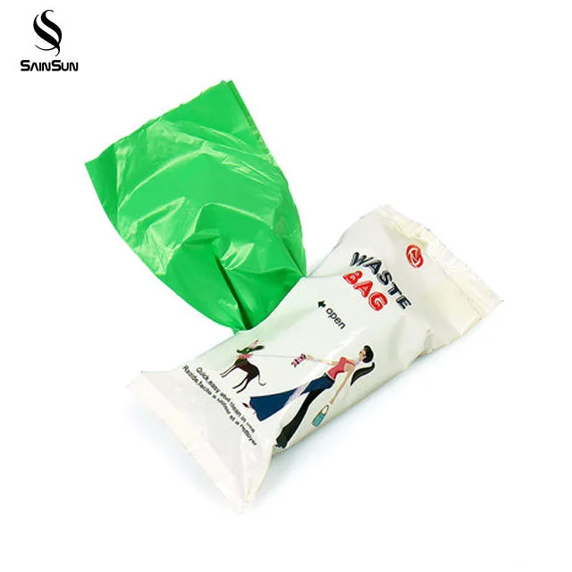 
Pet Excrement Cleaning Multicolor Eco Friendly Biodegradable Dog Poop Bag 