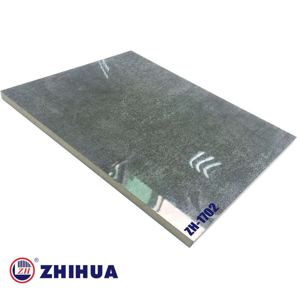 Marble color 18mm UV high glossy MDF board for kitchen cabinet