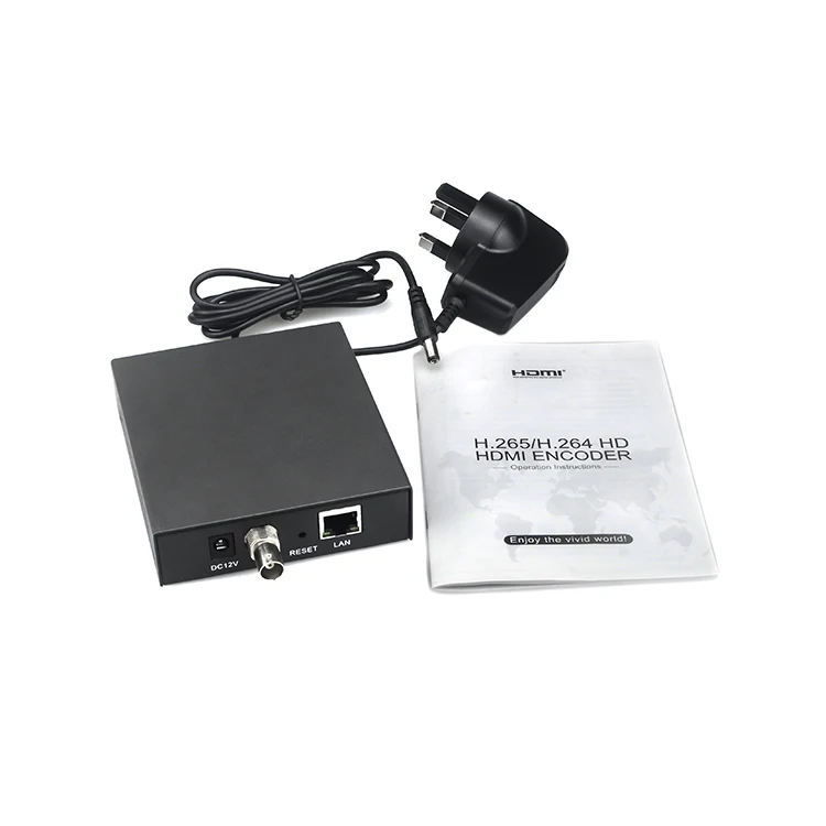 H.265 full hd resolution 1080p encoding SDI over IP Video Encoder Steamer Device