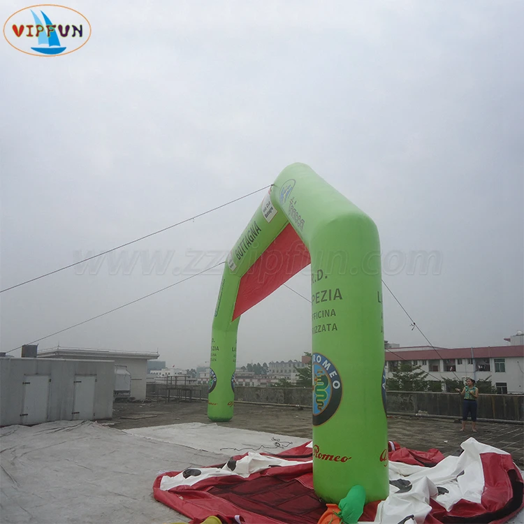 Wholesale inflatable advertising start arch, inflatable race arch 10m