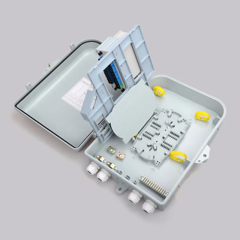 24 Cores 1*16 Outdoor FTTH Splitter Fiber Optic Distribution Box