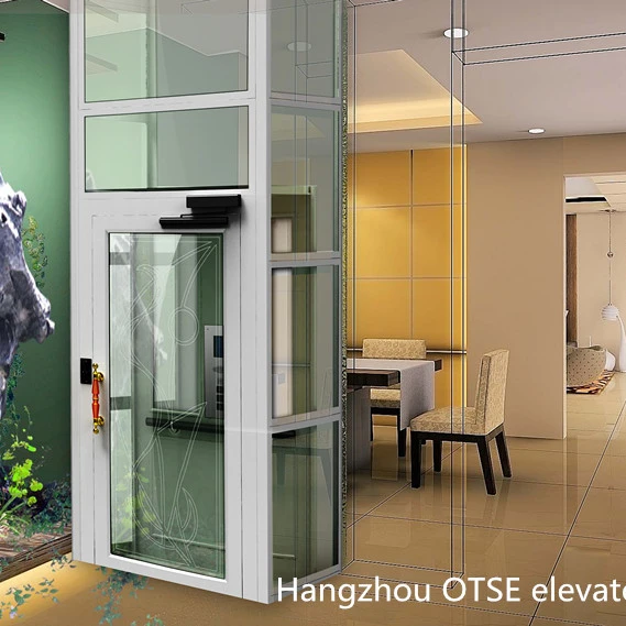 
Small home elevators for 2 person /villa elevator with manual elevator door 